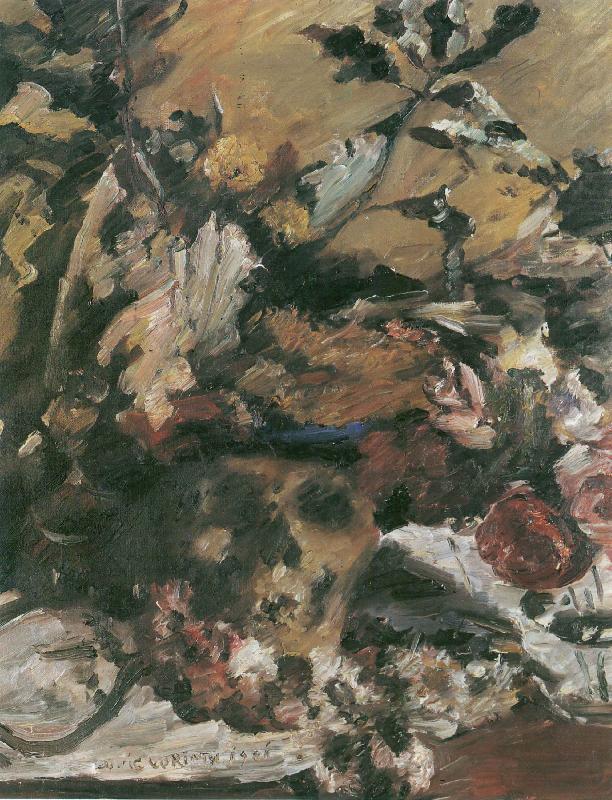 Lovis Corinth Totenkopf mit Eichenlaub oil painting picture